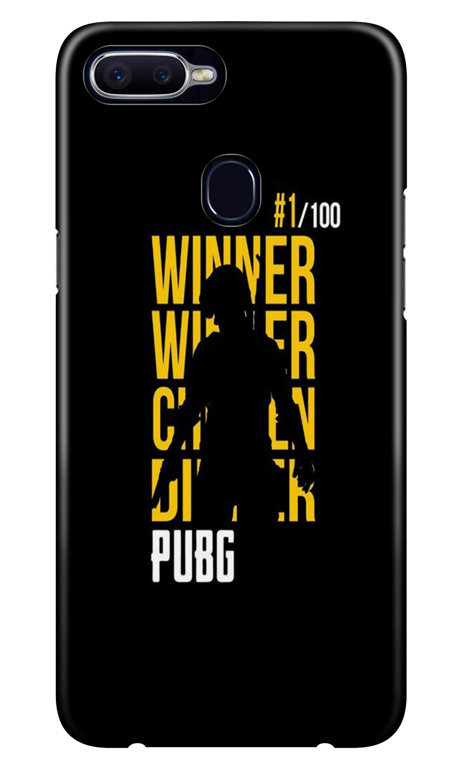 Pubg Winner Winner Case for Oppo F9(Design - 177)