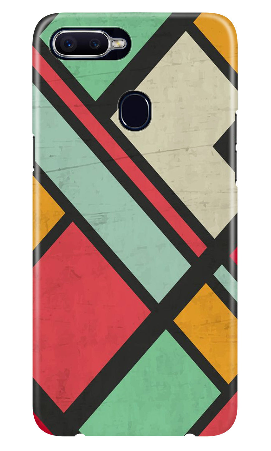 Boxes Case for Oppo A7 (Design - 187)