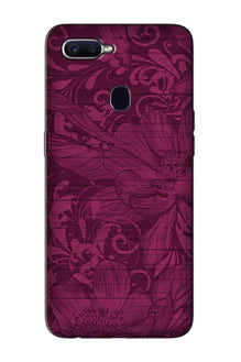 Purple Backround Mobile Back Case for Oppo A12 (Design - 22)