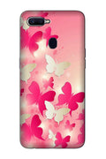 White Pick Butterflies Case for Realme U1