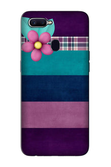 Purple Blue Mobile Back Case for Oppo A12 (Design - 37)