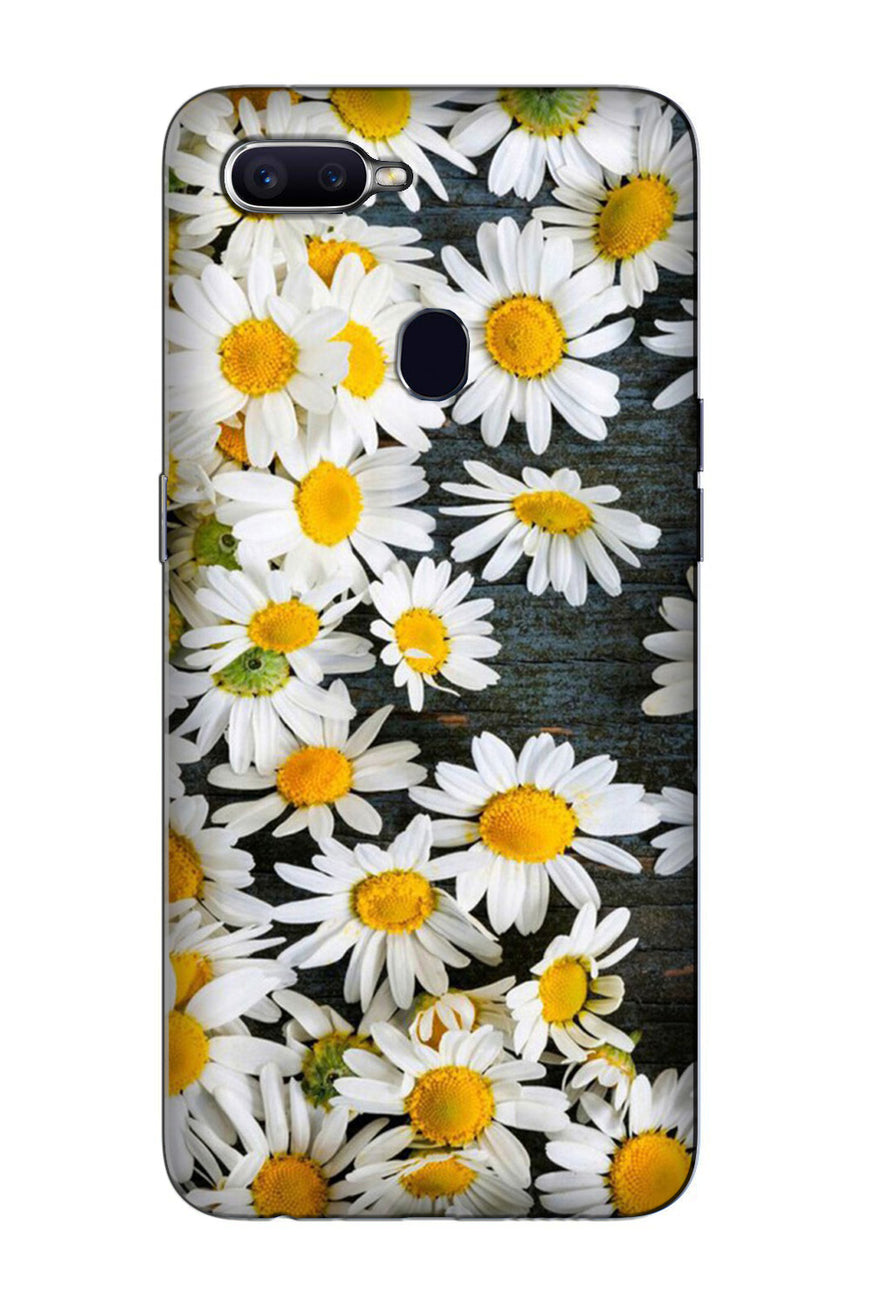 White flowers Case for Oppo F7