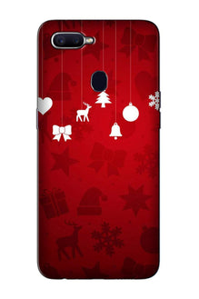 Christmas Mobile Back Case for Oppo A12 (Design - 78)