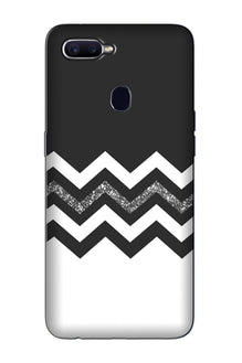 Black white Pattern Case for Oppo F9 Pro