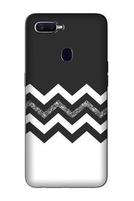 Black white Pattern Case for Oppo F9 Pro