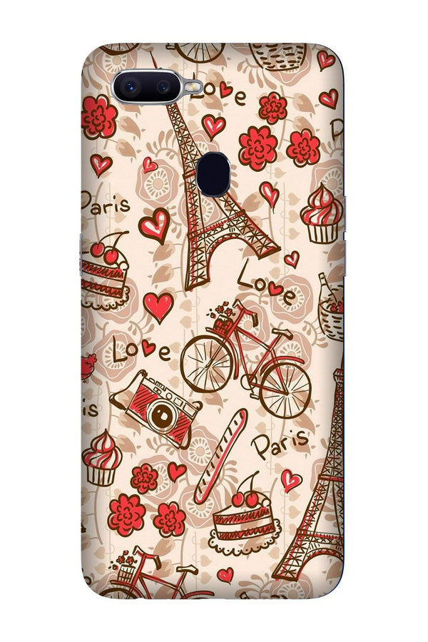 Love Paris Case for Oppo A5s  (Design - 103)