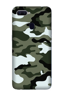 Army Camouflage Case for Oppo F9 Pro  (Design - 108)