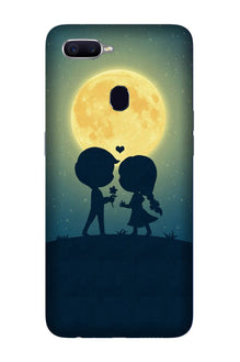 Love Couple Mobile Back Case for Oppo A12  (Design - 109)