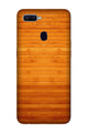 Wooden Look Case for Oppo F9 Pro  (Design - 111)