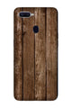 Wooden Look Case for Oppo R15 Pro  (Design - 112)