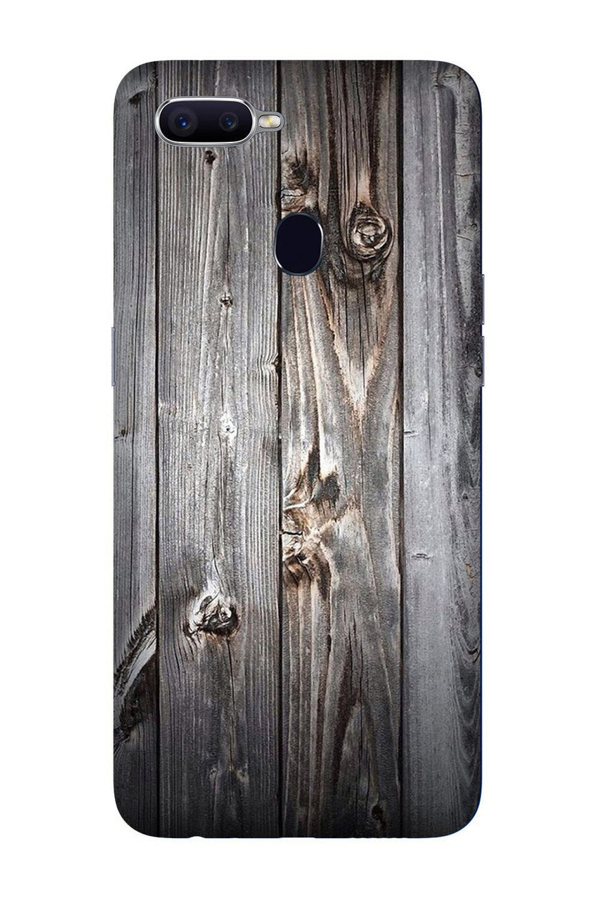 Wooden Look Case for Oppo F9 Pro  (Design - 114)