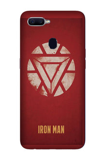 Iron Man Superhero Mobile Back Case for Oppo A12  (Design - 115)