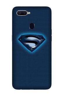Superman Superhero Mobile Back Case for Oppo A12  (Design - 117)