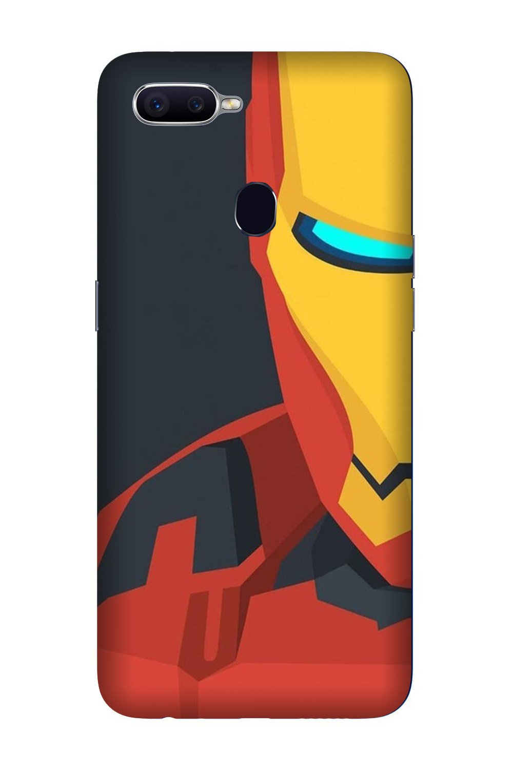 Iron Man Superhero Case for Oppo A5s  (Design - 120)