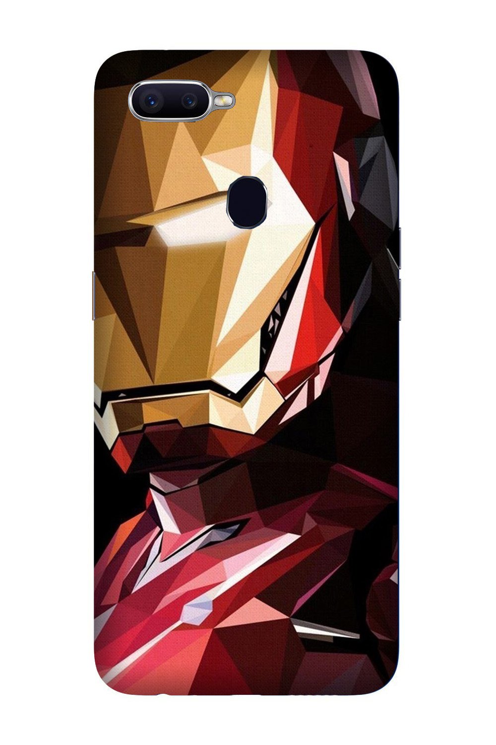 Iron Man Superhero Case for Oppo A5s  (Design - 122)