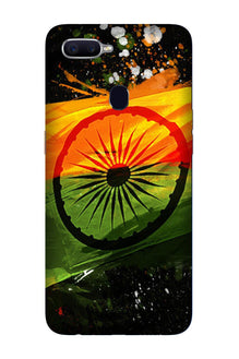 Indian Flag Mobile Back Case for Oppo A12  (Design - 137)