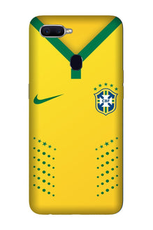 Brazil Mobile Back Case for Oppo A12  (Design - 176)