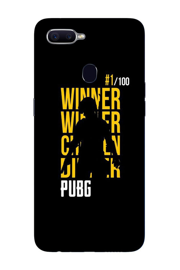 Pubg Winner Winner Case for Oppo A5s  (Design - 177)