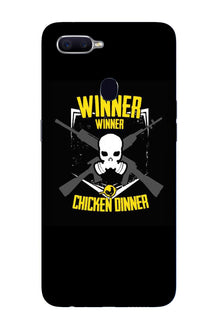 Winner Winner Chicken Dinner Mobile Back Case for Oppo A12  (Design - 178)