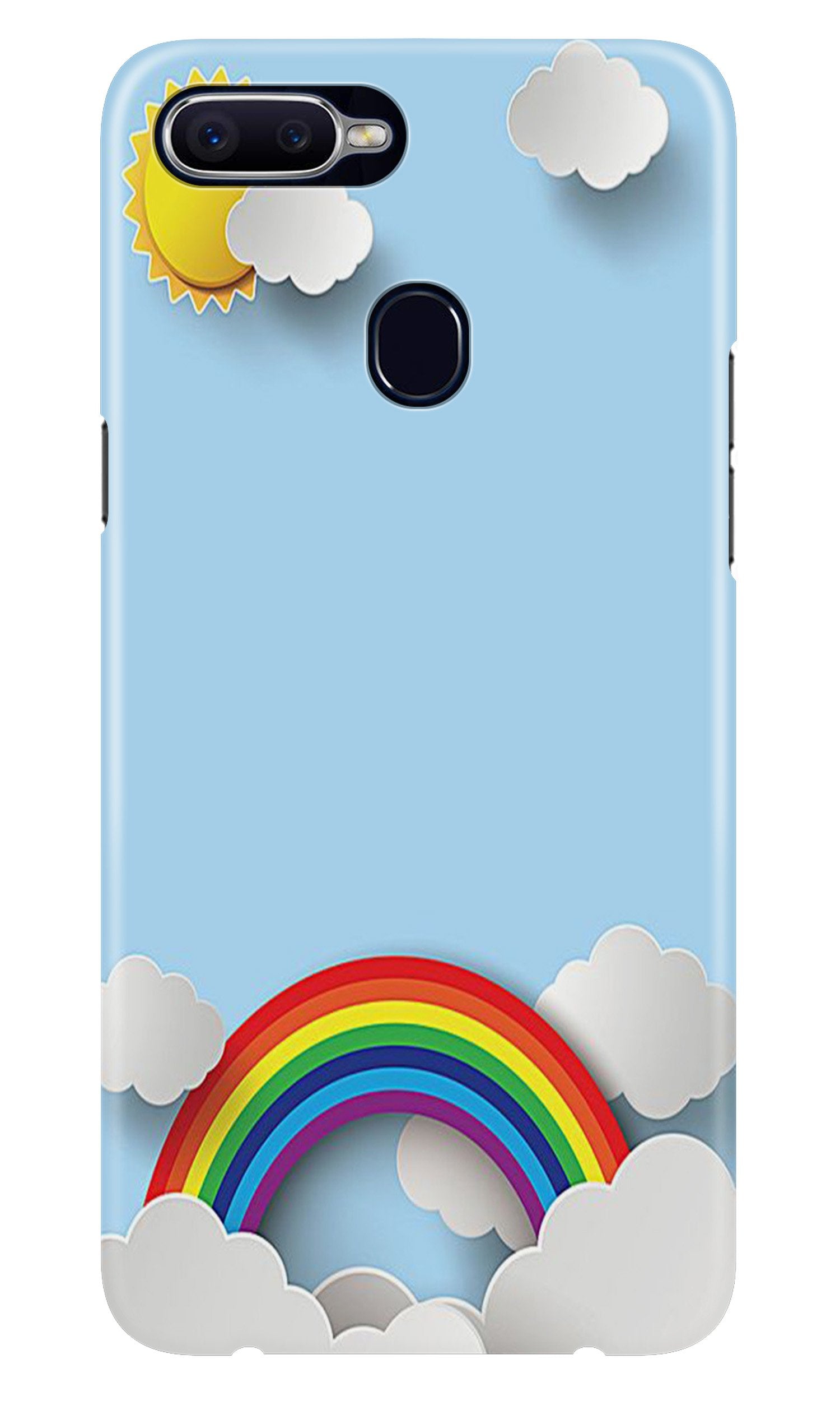 Rainbow Case for Oppo A7 (Design No. 225)