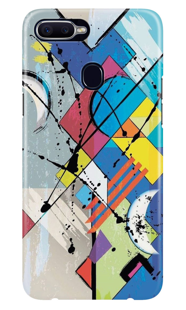 Modern Art Case for Oppo A12 (Design No. 235)
