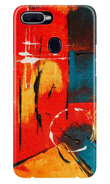Modern Art Mobile Back Case for Oppo A12 (Design - 239)