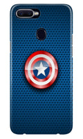 Captain America Shield Case for Oppo F9/F9 Pro (Design No. 253)