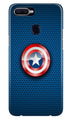 Captain America Shield Case for Oppo A7 (Design No. 253)