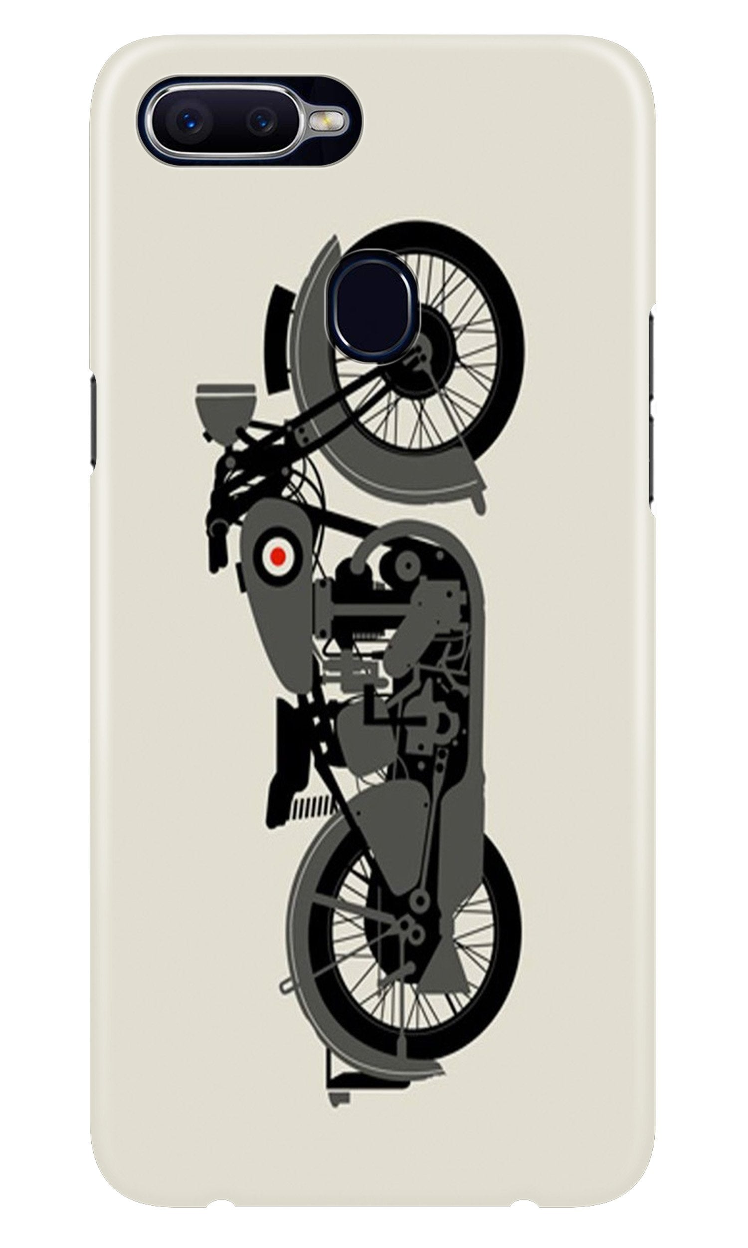 MotorCycle Case for Oppo A7 (Design No. 259)