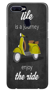 Life is a Journey Mobile Back Case for Oppo A12 (Design - 261)
