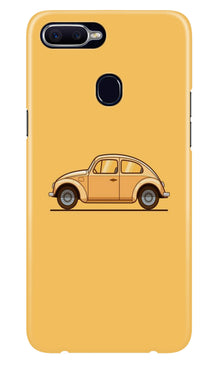 Vintage Car Mobile Back Case for Oppo A12 (Design - 262)