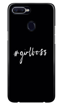 #GirlBoss Mobile Back Case for Oppo A12 (Design - 266)