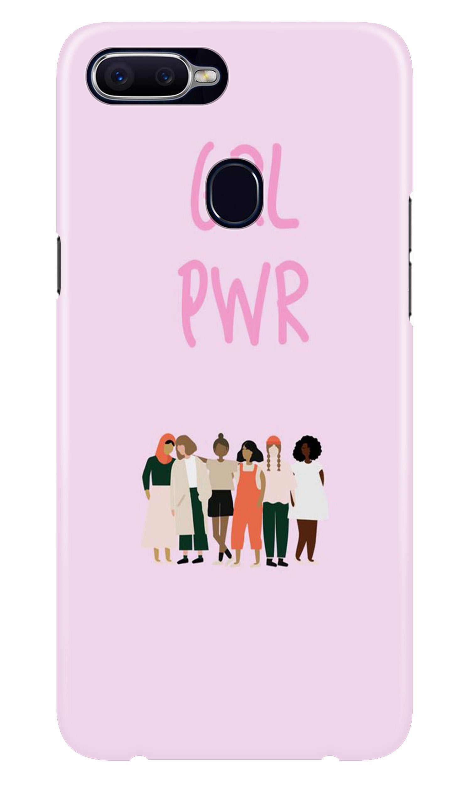 Girl Power Case for Oppo A7 (Design No. 267)