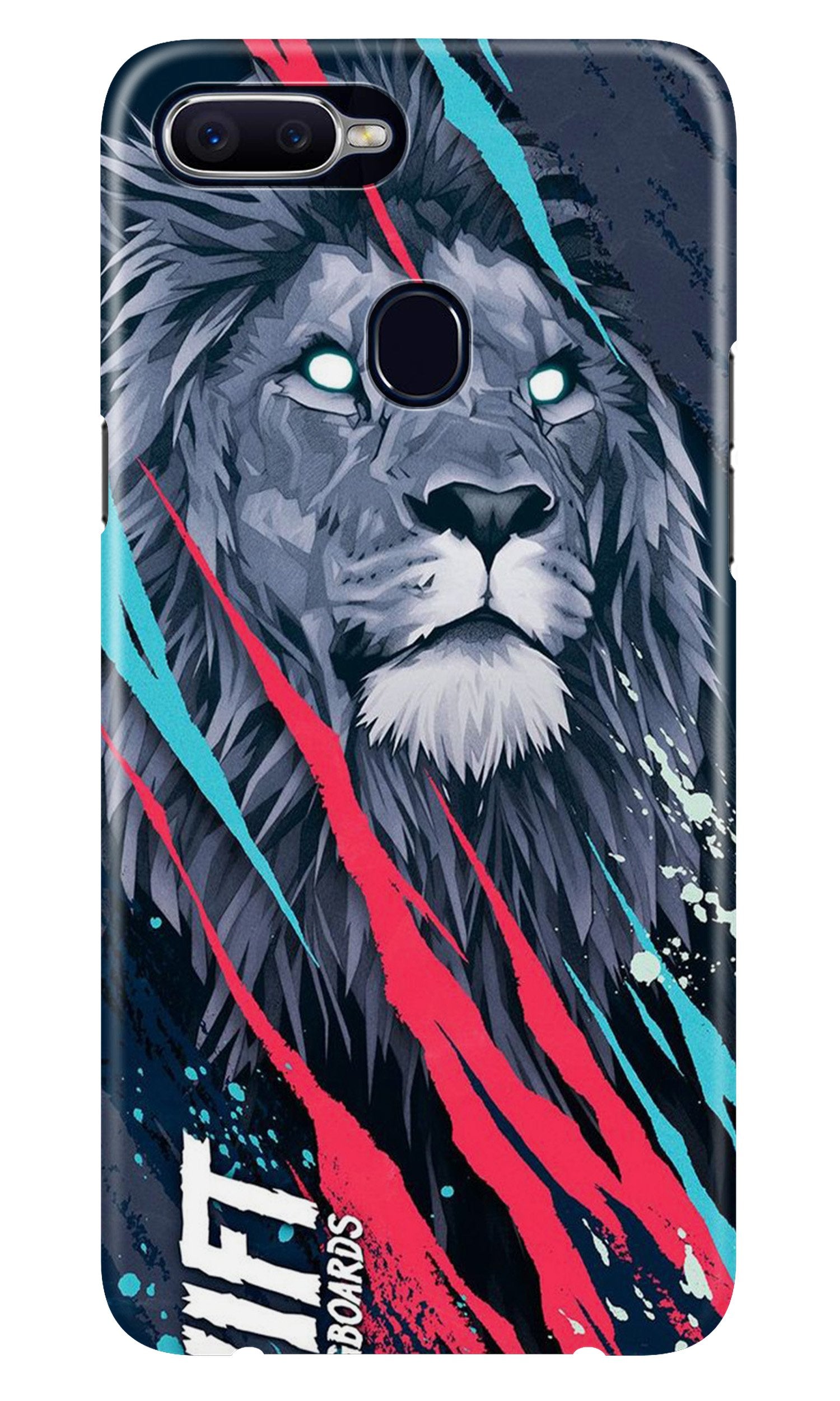 Lion Case for Oppo A12 (Design No. 278)
