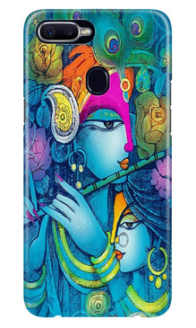 Radha Krishna Mobile Back Case for Oppo A12 (Design - 288)