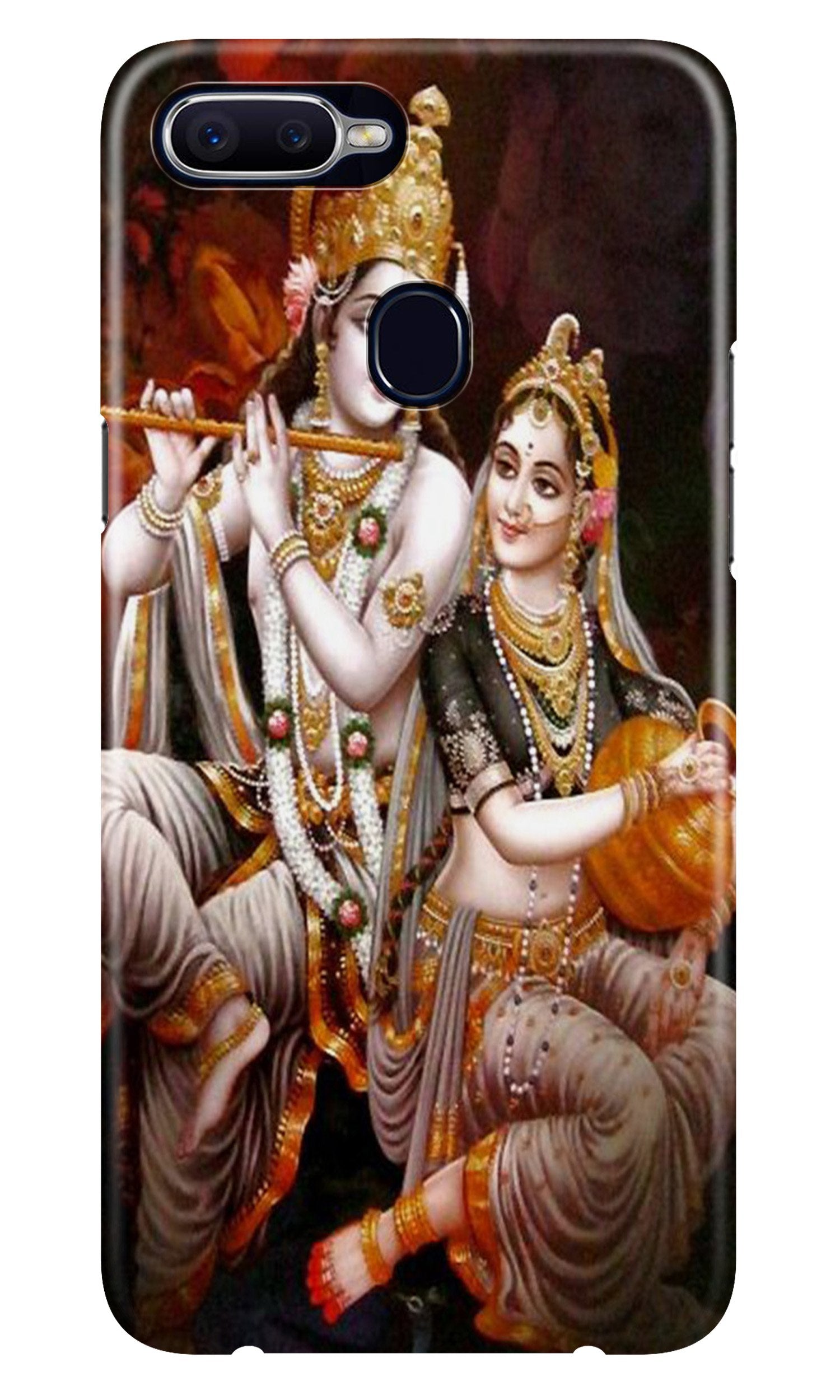 Radha Krishna Case for Oppo A7 (Design No. 292)