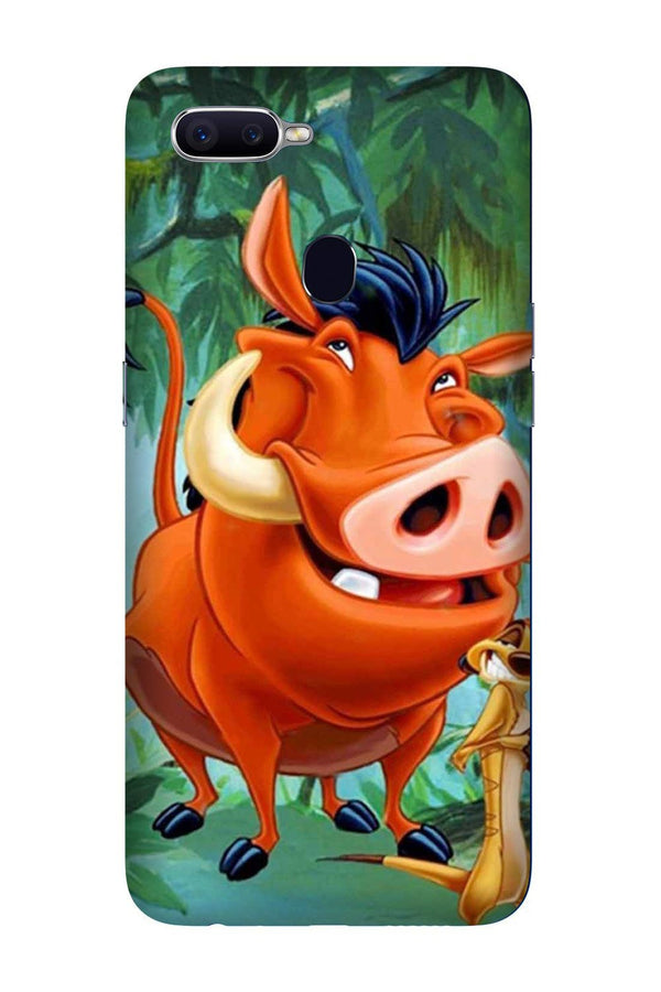 Timon and Pumbaa Mobile Back Case for Oppo R15 Pro  (Design - 305)