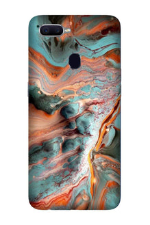 Marble Texture Mobile Back Case for Oppo F9  (Design - 309)