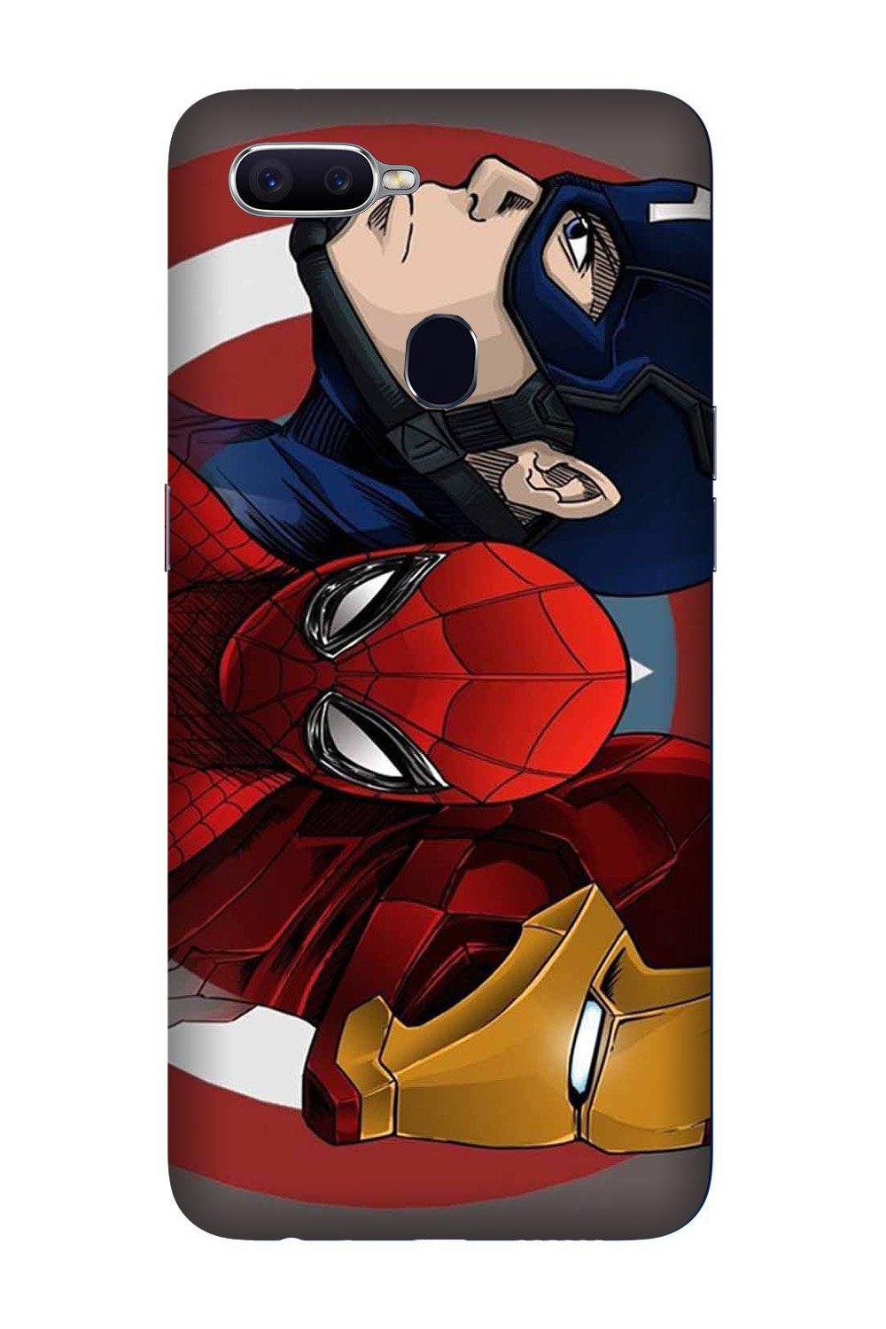 Superhero Mobile Back Case for Oppo R15 Pro  (Design - 311)