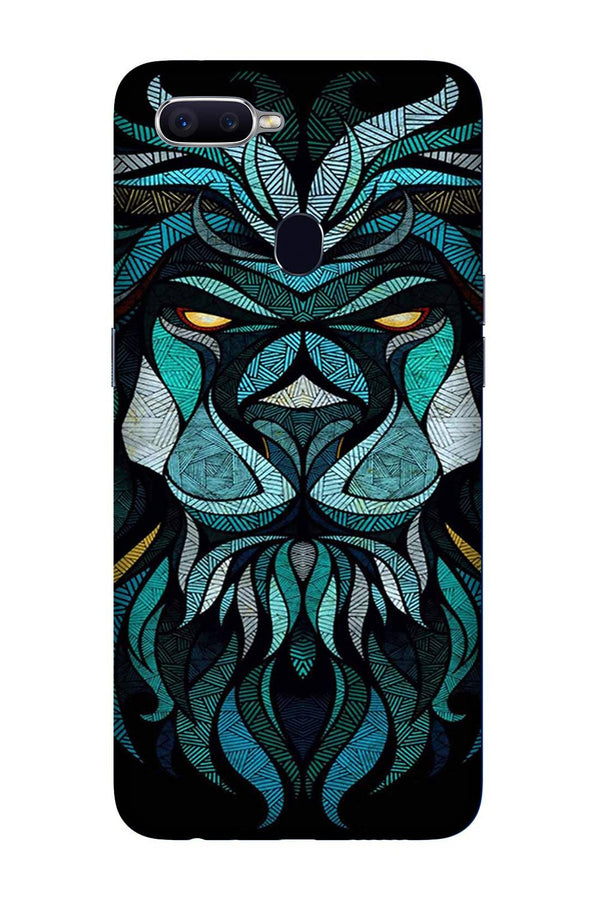 Lion Mobile Back Case for Oppo A5s  (Design - 314)