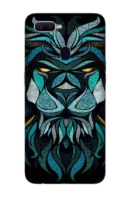 Lion Mobile Back Case for Oppo F9 Pro(Design - 314)
