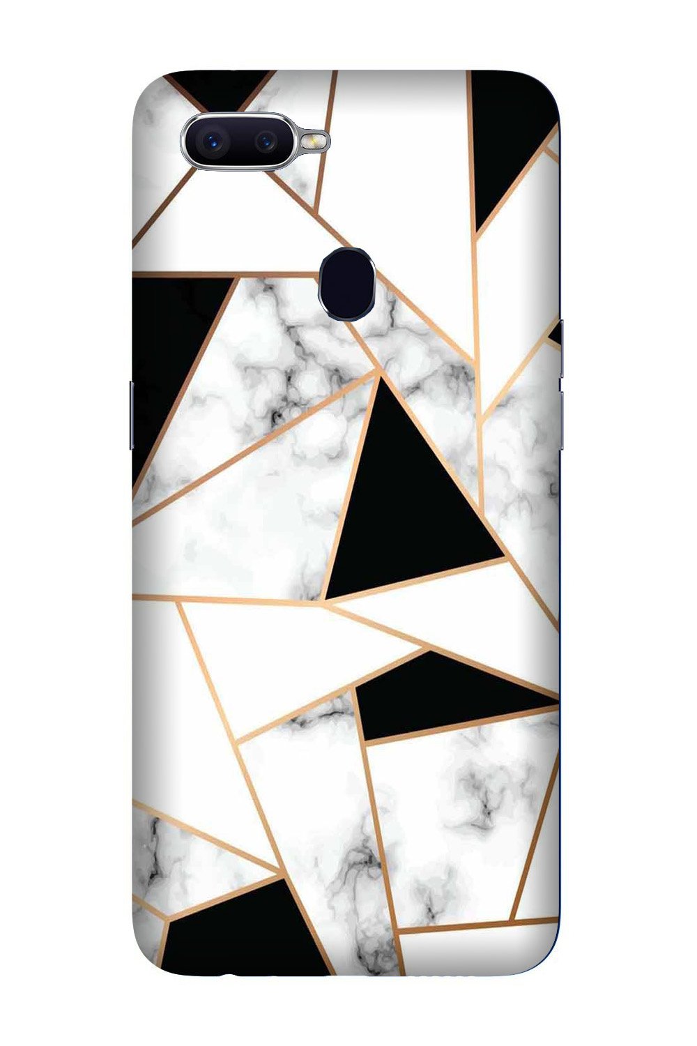 Marble Texture Mobile Back Case for Oppo R15 Pro  (Design - 322)