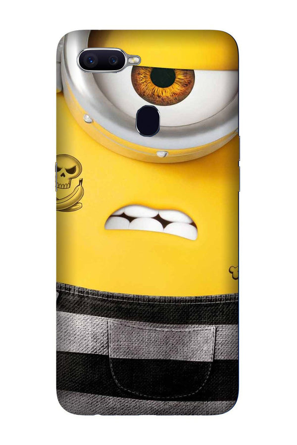 Minion Mobile Back Case for Oppo A5s  (Design - 324)