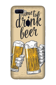 Drink Beer Mobile Back Case for Oppo F9 Pro  (Design - 328)