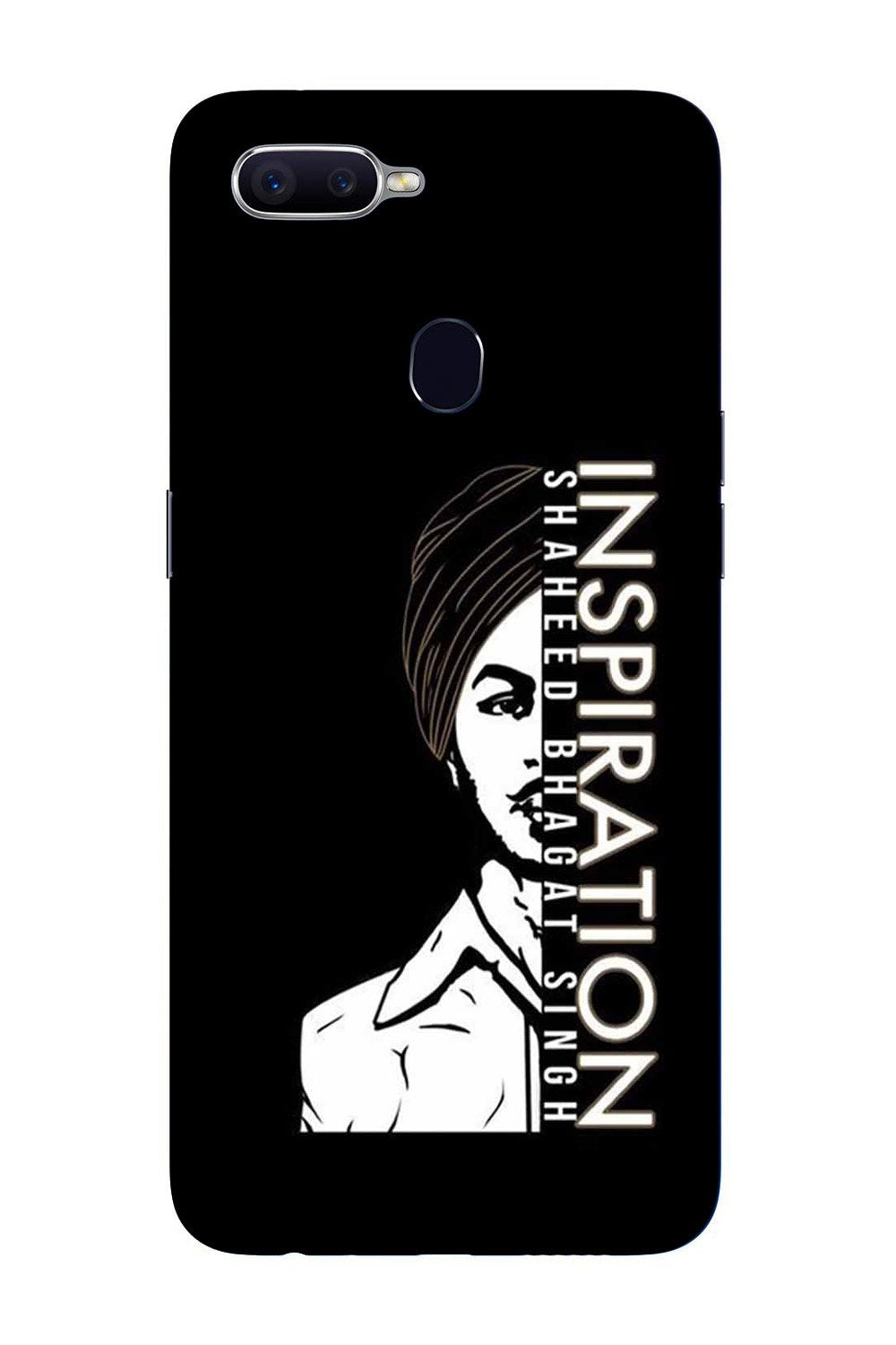 Bhagat Singh Mobile Back Case for Oppo A5s  (Design - 329)