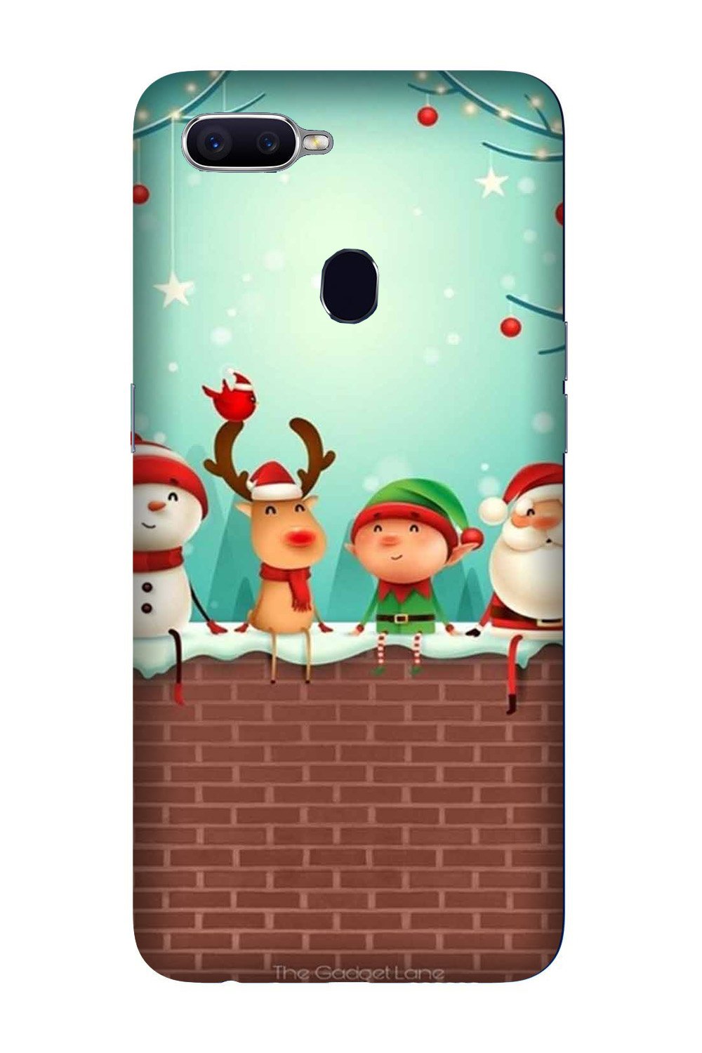 Santa Claus Mobile Back Case for Oppo R15 Pro  (Design - 334)
