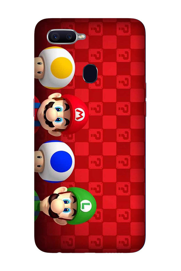 Mario Mobile Back Case for Oppo A5s  (Design - 337)