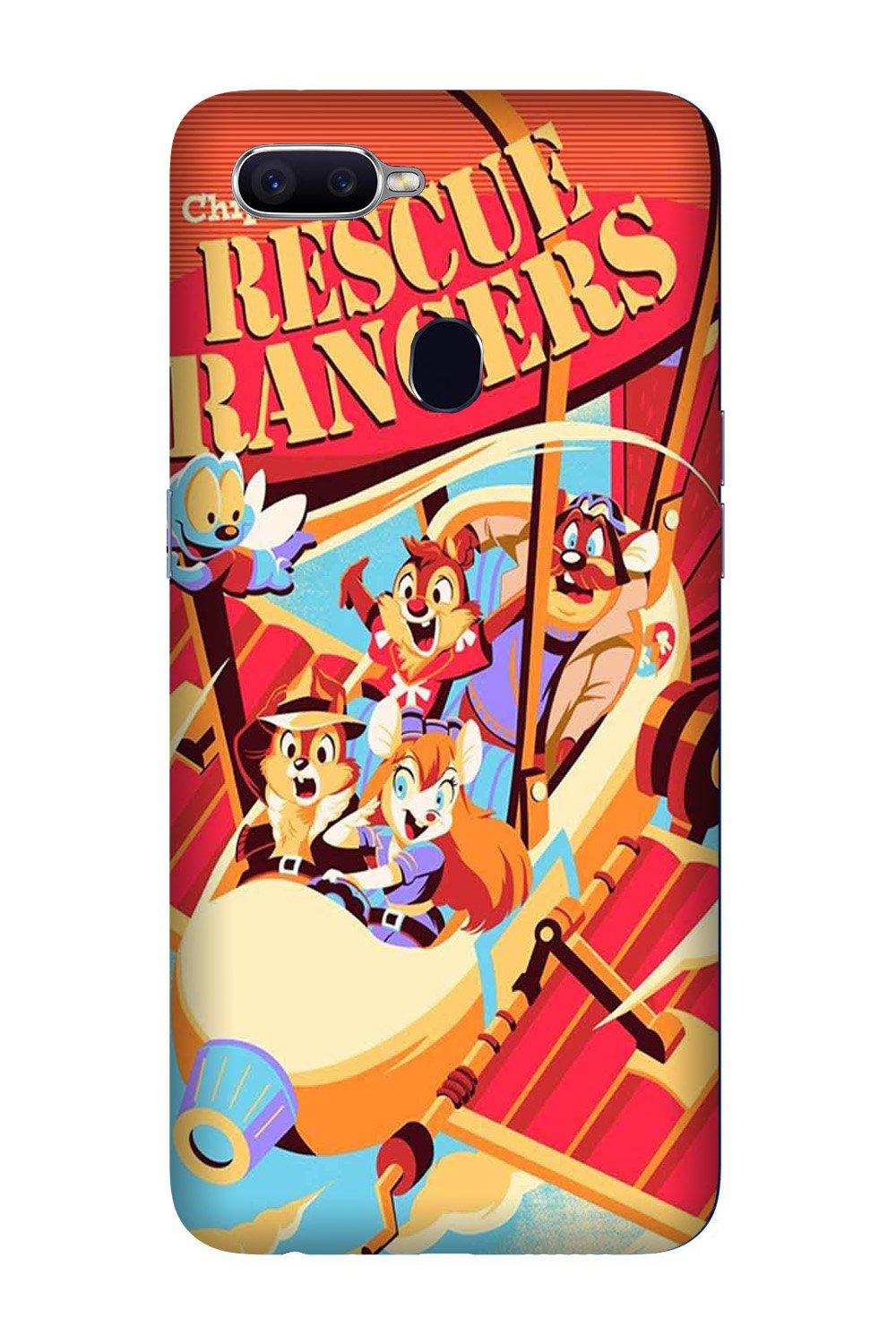 Rescue Rangers Mobile Back Case for Oppo R15 Pro  (Design - 341)