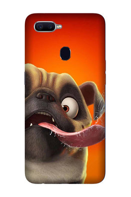 Dog Mobile Back Case for Oppo F9 Pro(Design - 343)