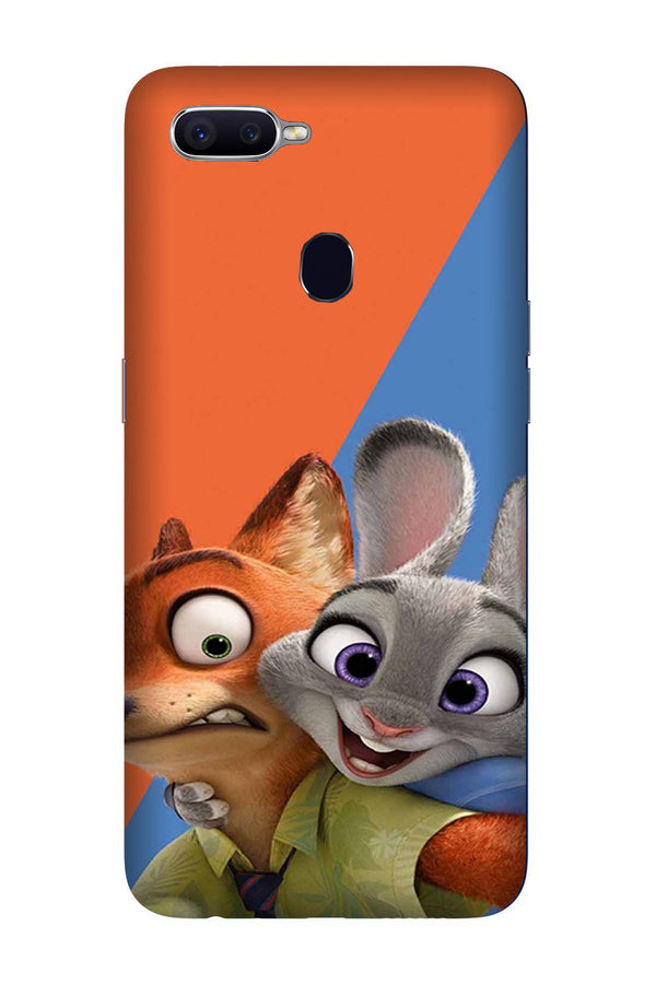 Cartoon Mobile Back Case for Realme U1  (Design - 346)